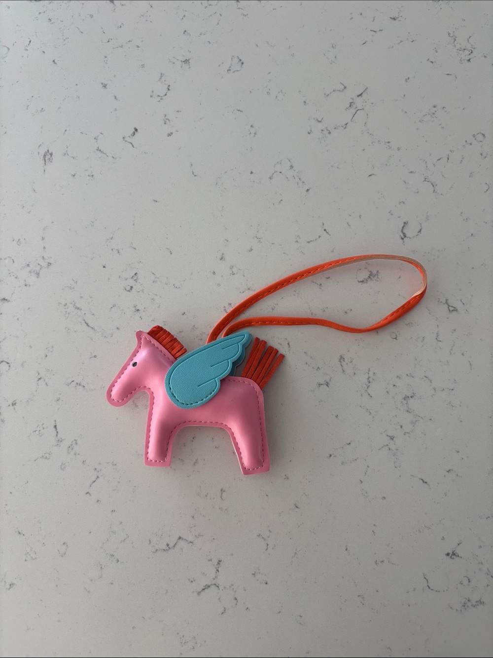 Pink Pegasus Bag Charm
